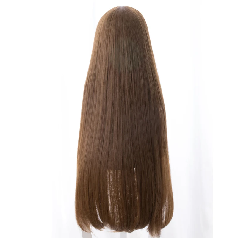 L-email парик домашний na Kanojo Hina Tachibana Косплей парики 80 см коричневый прямые синтетические волосы Perucas Косплей парик