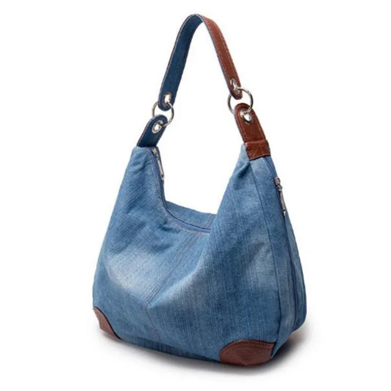 Большая роскошная Дамская джинсовая сумка большая сумка на плечо синяя джинсовая дамская сумка джинсовая сумка через плечо женская сумка на плечо