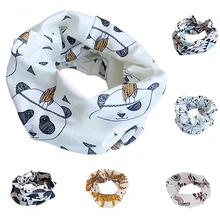 Новое поступление, модные хлопковые зимние тёплые шарфы для мальчиков и девочек