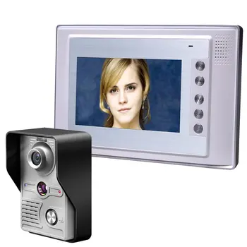 

MOUNTAINONE Promotion Reasonable price 7 Inch Video Door Phone Doorbell Intercom Kit 1-camera 1-monitor Night Vision