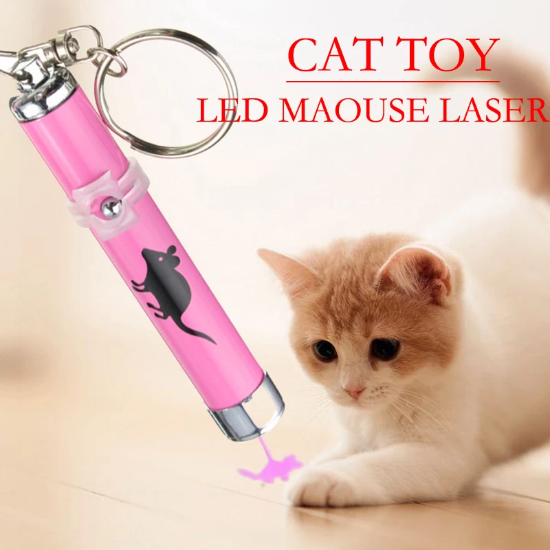 Portable Creative and Funny Pet Cat Toys AVATON LED Laser Pointer light Pen With Bright Animation Mouse Shadow Portable Creative and Funny Pet Cat Toys AVATON LED Laser Pointer light Pen With Bright Animation Mouse Shadow