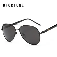 BFORTUNE Piloto gafas de Sol Polarizadas de Los Hombres Diseñador de la Marca Classic Retro HD UV400 gafas de Sol Gafas de sol Masculinas Gafas de Sol Gafas Masculino