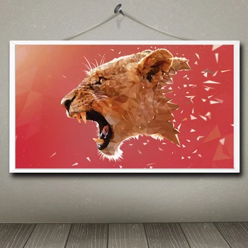 

Animals Series Concept Art Silk Giant Poster Leopard Painting Wall Home Decor 11x20 16x29 20x36 24x43 30x54 Inches Free Shipping