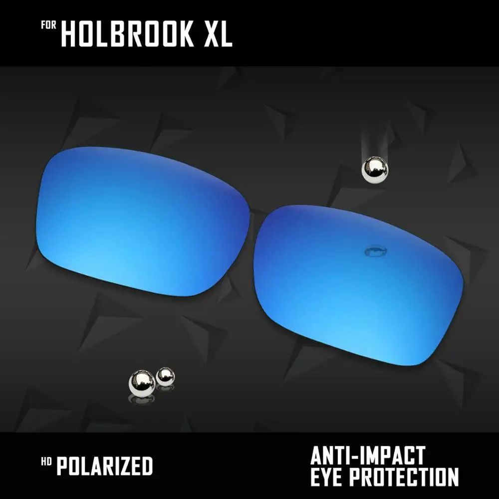 OOWLIT Lenses Replacements For Oakley Holbrook XL OO9417 Sunglasses Polarized- Multi Colors - Цвет линз: Ice Blue