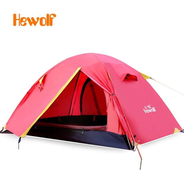 Cheap 2 Person Aluminum Poles Double Outdoor Hiking Camping Tent Windproof Waterproof Double Layer Tent Ultralight Picnic tents