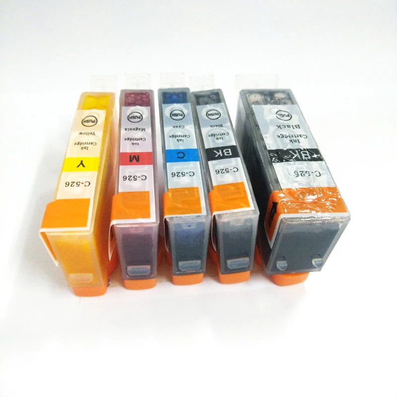 Многоразовый картридж Vilaxh для Canon MG5150 MG5250 MG5350 MG 5150 5250 5350 5 шт.|Чернильные картриджи|