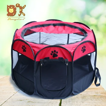 

Pet House Foldable Portable Folding Pet Tent Dog House Hand Wash Cage Dog Cat Tent Playpen Puppy Kennel Easy Operation Octagonal