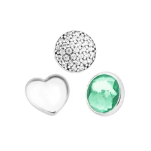 Bijoux en argent Sterling 100% authentique 925, Petites perles, convient pour pendentif médaillon, perles tendance, bijoux pour femmes 009-5