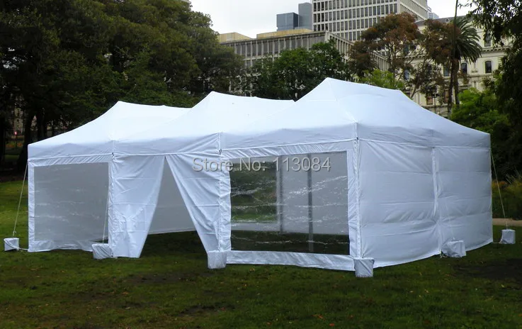 Free Shipping high quality aluminum 3m x 6m (10ft x 20ft) folding party tent, canopy, pop up gazebo, wedding marquee with window