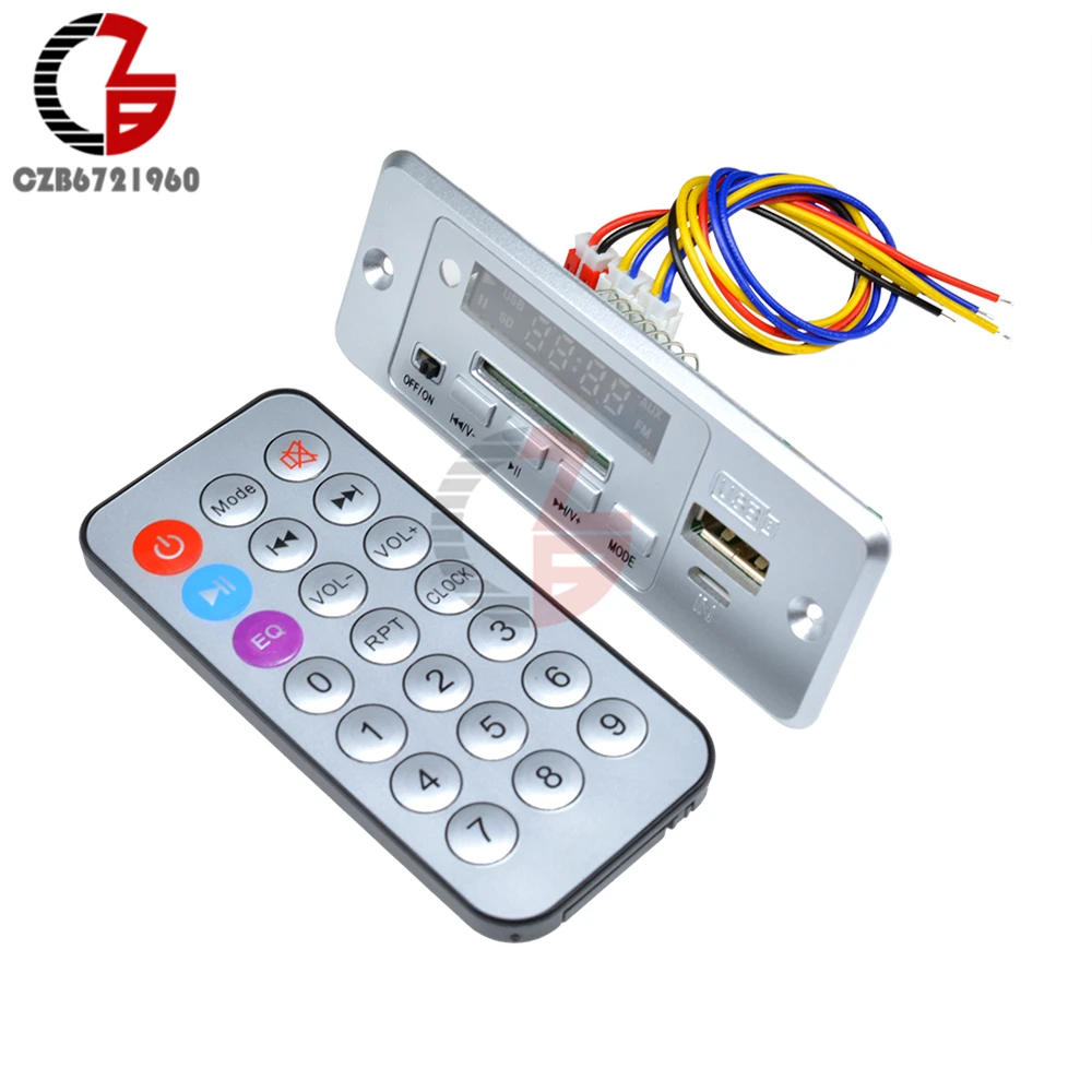 Мини Плата декодера MP3 5 В Bluetooth модуль декодирования вызовов WAV U диск и TF карта USB с