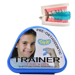 Детские зубные ортодонтические устройства Тренер Дети выравнивание подтяжки мундштук для зубов Прямо зуб уход