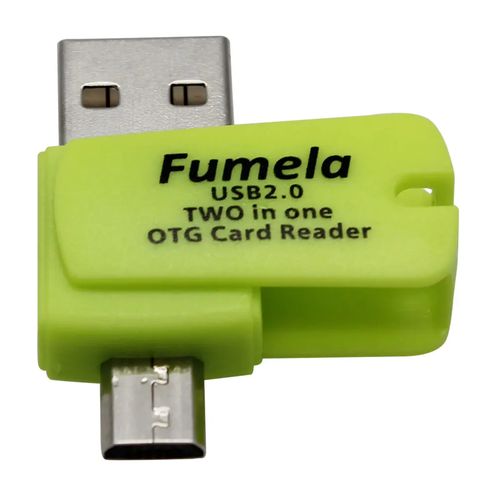 Адаптер 2 в 1 USB 0 и TF/Micro Female к Micro Male OTG Reader|usb 2.0|usb maleusb in |