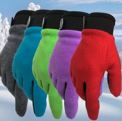 

Fleece full finger Gloves for fishing in cold day warm and comfortable