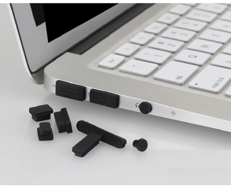 New Silicon For Macbook Air Pro Retina 11 12 13 15 USB Dust Plug Anti-Dust Plug Cover for Macbook Air Pro 13 Laptop Dustproof  (5)
