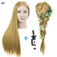 Best Europe Mannequin Head With Blonde Hair Salon Training Female Mannequin Head Hairstyles Cosmetology Hairdressing Head Model Best Europe Mannequin Head With Blonde Hair Salon Training Female Mannequin Head Hairstyles Cosmetology Hairdressing Head Model