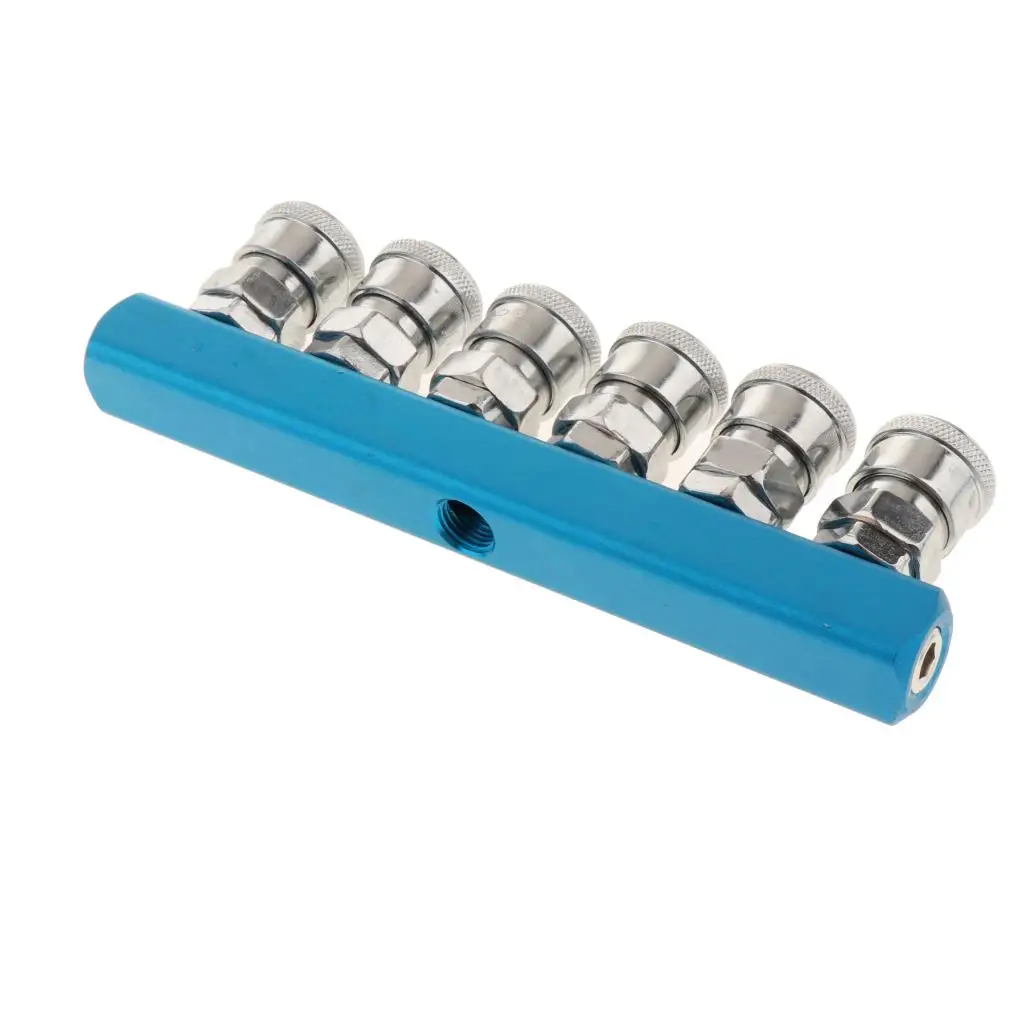 Pneumatic C-type Quick Connector Metal Air Compressor Connector Multi Hose Coupler Quick Fittings Air Compressor Tool SML