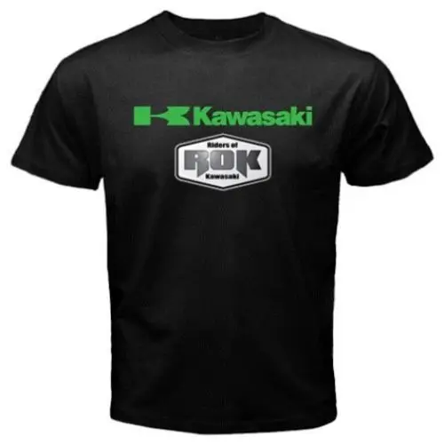 2018 Новый Для Мужчин 'S всадники Kawasaki РК логотип мотоциклетные Remington печати