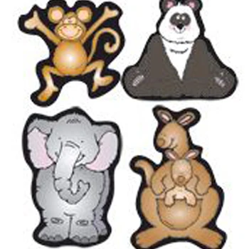 Carson Dellosa DJ-668033 Zoo Friends Shape Stickers (1)