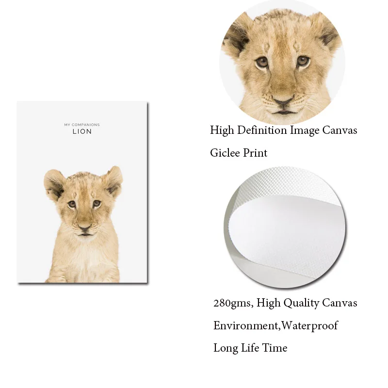 Kids Room Decoration Baby Nursery Poster Rabbit Giraffe Elephant Canvas Painting Prints Animal Wall Art Nordic Picture Decor Painting Calligraphy Aliexpress