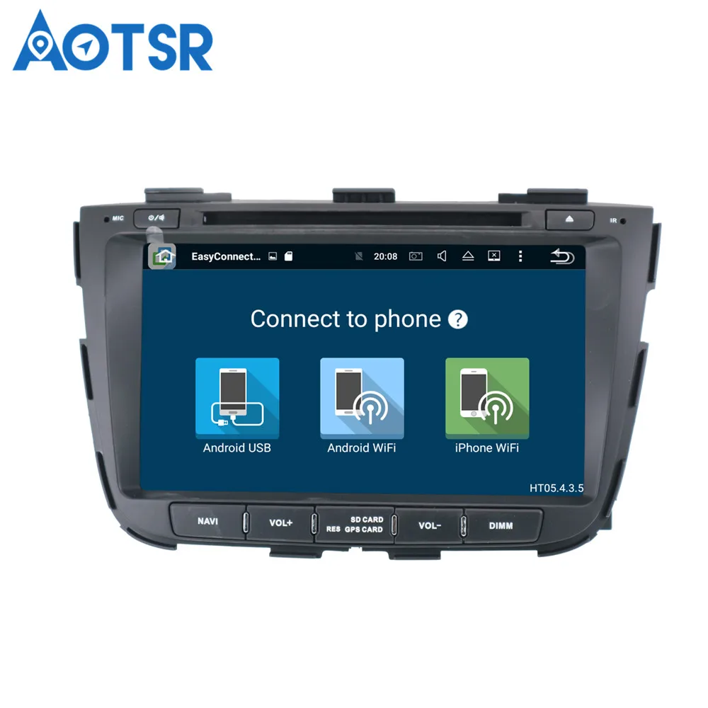 Flash Deal Aotsr Android 8.1 GPS navigation Car DVD Player For KIA SORENTO 2012-2015 multimedia radio recorder 2 DIN Bluetooth WiFi 3