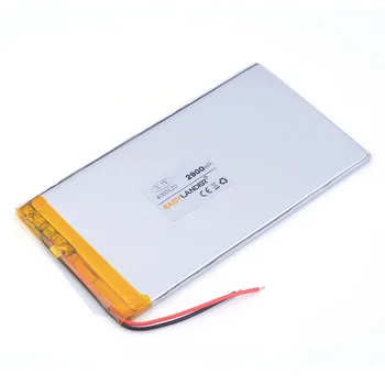 

3.7 V lithium polymer battery 4060120 tablet battery 2900 mah mobile power for mp3 MP4 MP5 Speaker E-book tablet pc toys