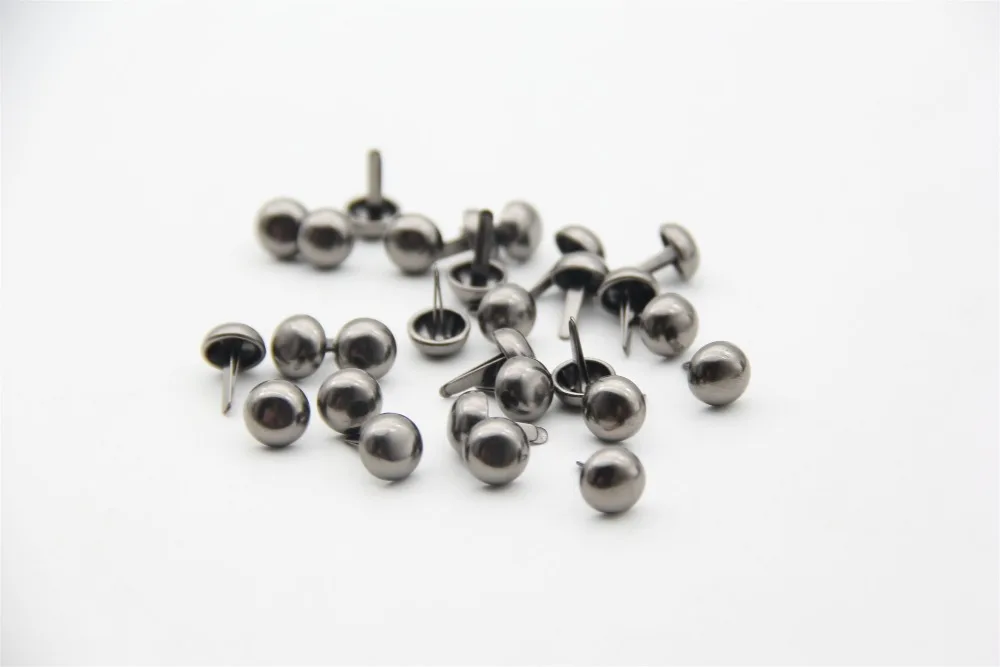 20pcs10mm черный круглый металлический сплав штифтики для скрапбукинга декор Brads DIY Украшение крепежа инструменты Ремесла Изготовление, поиск ювелирных изделий