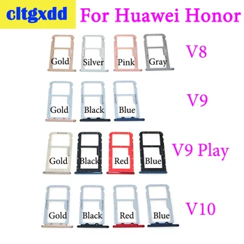 

cltgxdd Micro SIM Card Tray Slot Holder Dual SIM Slot For Huawei Honor V8 V9 V9Play V10 SIM Socket Replacement Parts