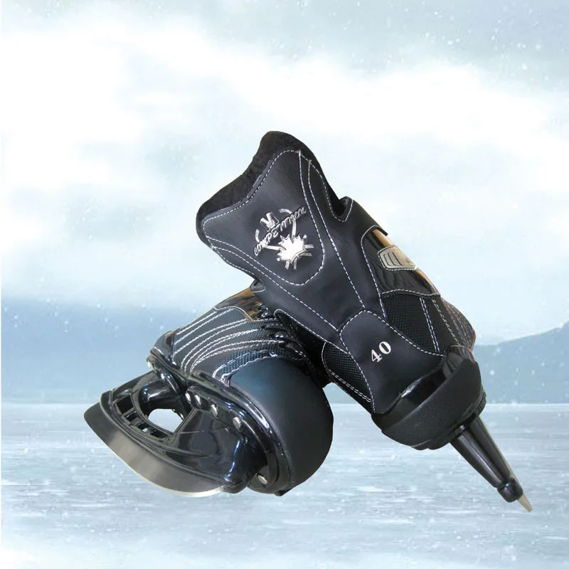 Japy تزلج فيك ماكس 9315 هوكي الجليد أحذية الكبار الطفل زلاجات ثلجية المهنية الكرة سكين الجليد هوكي سكين أحذية الثلج الحقيقي patines