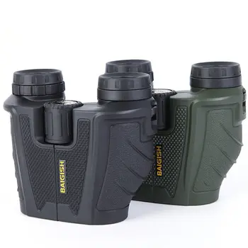 

10X25 Telescope Baigish High Power Binoculars Hd Optical Compact Handheld binocular for Concert Camping Hunting Russian Military