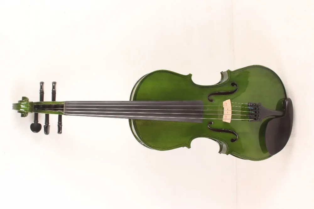 

4-String 4/4 New Electric Acoustic Violin dark green color #1-2499#