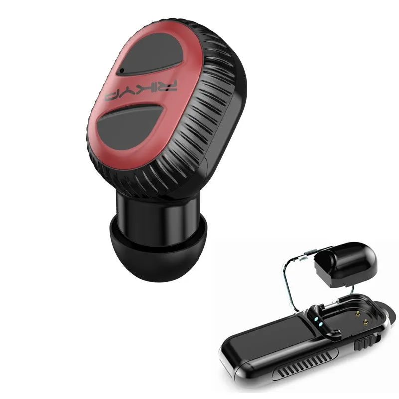 Mini Wireless Bluetooth Earphone in Ear Sport with Mic Handsfree Headset Earbud for iPhone 7 8 X For Samsung Huawei Android