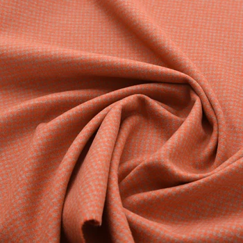 

150CM Wide 380G/M Orange Wool Viscose Fabric for Autumn Spring Dress Coat Jacket H313