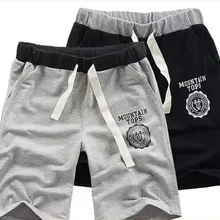 Мужские Шорты повседневные Модные тренажерные залы Фитнес Короткие брюки для бодибилдинга Мужские Jogger длиной до колена тренировочные брюки с завязками черный красный