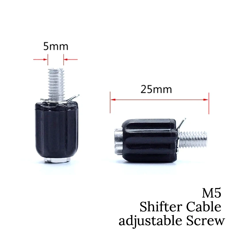 2 шт. Черный Горный велосипед регулировки переключения регулируемый винт V тормоз кабель регулятор горный болт дорожный велосипед рубашк