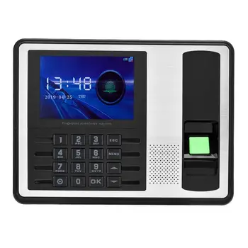 

110-240V 4inch TFT LCD Screen ID Card Fingerprint Password Attendance Machine Time