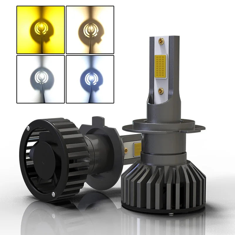 

Car Headlight Mini H4 LED H7 12V 24V 80W 12000LM H1 H11 HIR2 H16 9005 HB3 9006 HB4 H8 3000K 4300K 6000K Bulb Accessories