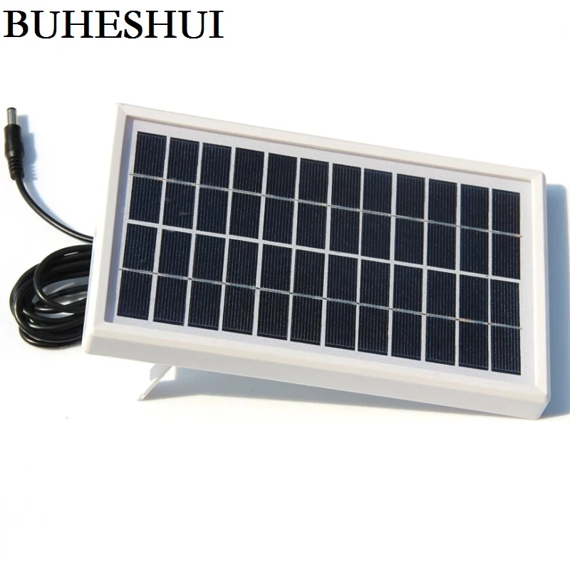 

BUHESHUI 3W 12V Solar Cell Module Polycrystalline DIY Solar Panel System For 9V Battery Charger +DC 5521 Cable 3M Free Shipping