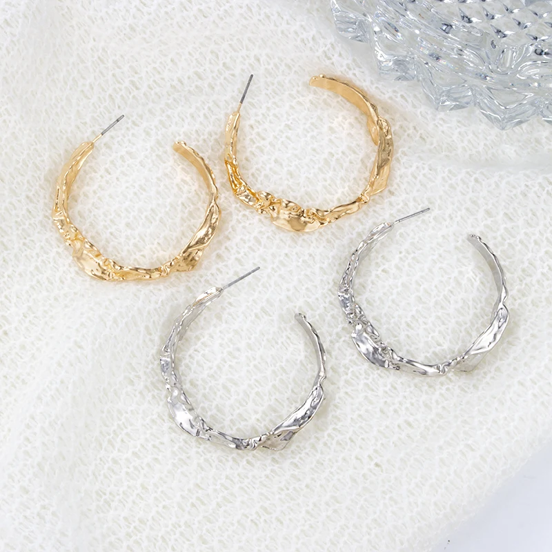 Tocona, новая мода, золотые, серебряные, цветные серьги для женщин, специальный дизайн, круглая форма, серьги-кольца, ювелирное изделие, подарок, 2830