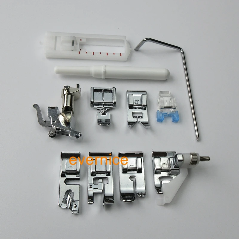 

12-Set snap on Feet Foot Set Fits Bernina 830,900,910,930,940,950,1000,1020,1030