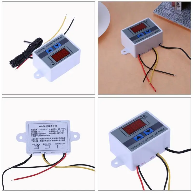 12/220V 120/1500W цифровой микрокомпьютер Мощность Температура Сенсор модуль