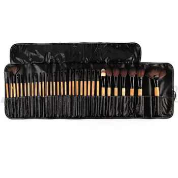 

Useful 32 Pcs kits Professional Cosmetic Makeup Brush Multifunction Set Foundation Powder Eyeliner Brushes Wood Makeup Brush -30