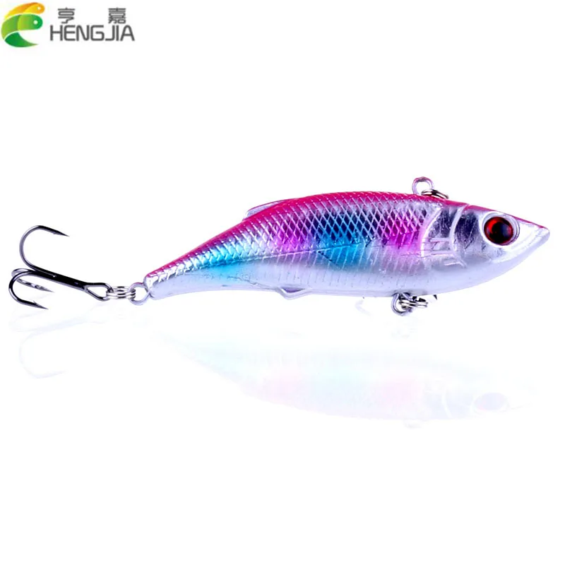 1 ШТ. 7.5 СМ 10 Г 6 # крючки купание игры vib рыболовные приманки bass пайк карп воблер
