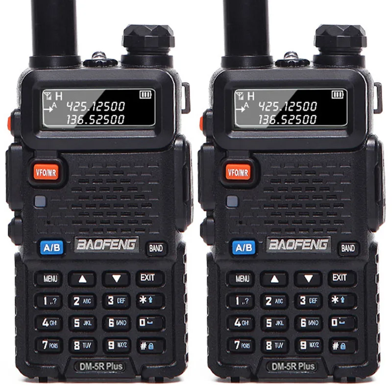 2 шт. Baofeng DM-5R PLUS DMR Tier I& II Радио рация цифровой и аналоговый режим DMR ретранслятор функция Совместимость с Moto - Цвет: factory standard