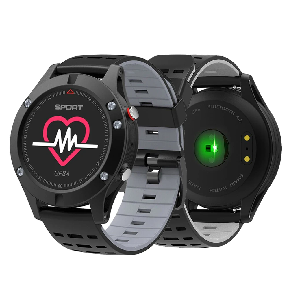 

2018 OGEDA Men F5 GPS Smart Watch Altimeter Barometer Thermometer Bluetooth 4.2 Smartwatch Wearable Devices for IOS Android