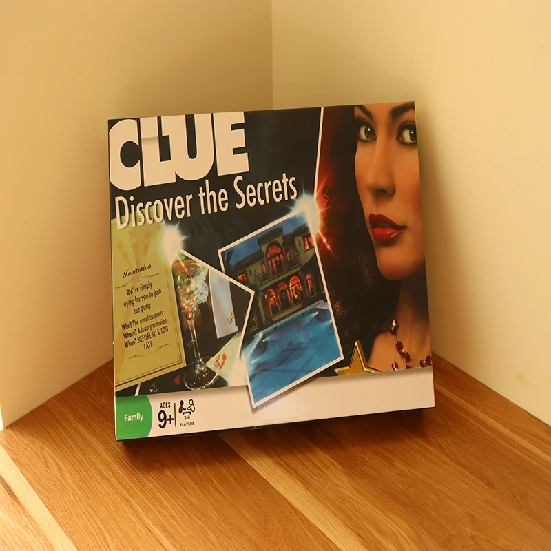 Cluedo Suspect Clue the Secrets классическая настольная игра английская версия инструкции ДЕТЕКТИВНАЯ ИГРА для семьи Вечерние