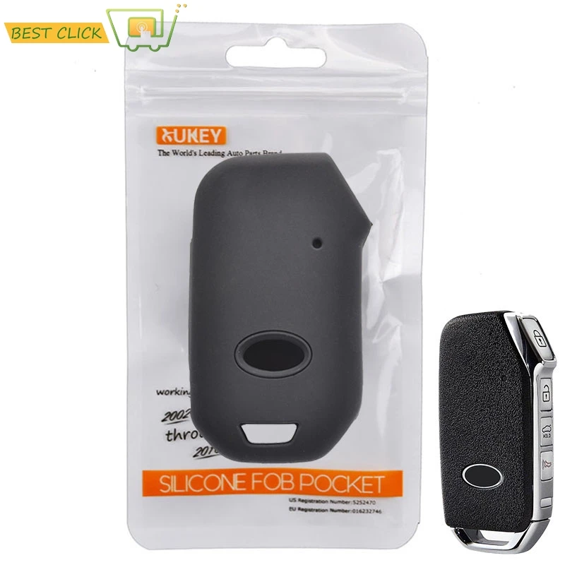 

Silicone Car Key Case For Kia Sportage Ceed Sorento Cerato Forte 2018 2019 Cover Keyless Remote Fob Shell Jacket Protector