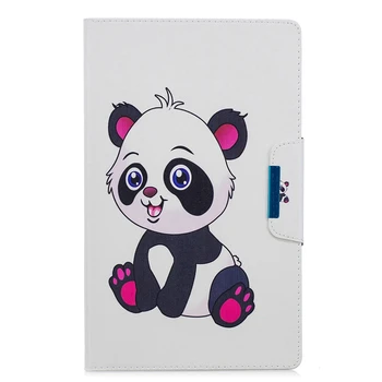 

New Slim Tablet Case For Amazon Kindle HD10 2017 Case Panda Unicorn Smart Stand Coer For Amazon Kindle HD10 2017 Case Funda