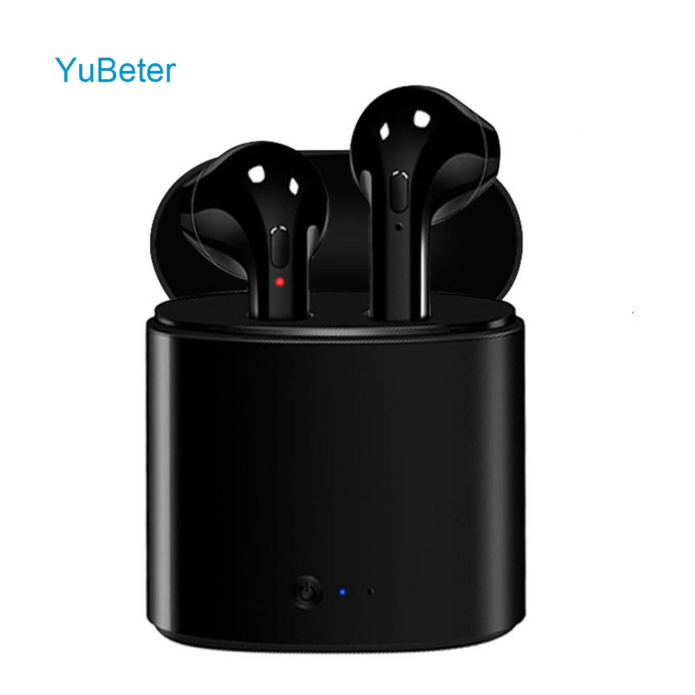 

YuBeter Wireless Earphones Bluetooth Earpieces Sport Run Sweatproof With Charging Box Built-in Mic for IOS Android Mobile Phones