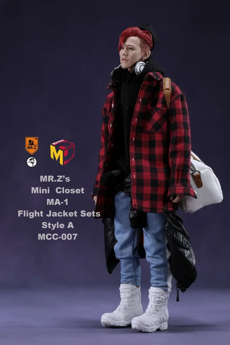 1/6 модные Заказные MCCToys x Mr. Z 1/6 MR. Z мини-шкаф-летная куртка наборы F 12 дюймов мужские тела G-DRAGON фигурки