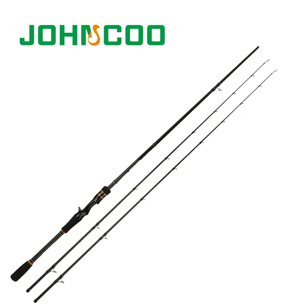 Карбоновая удочка Johncoo booster экстра быстрая 2.1 м 2.4 класс спиннинга ML/M 2 наконечника